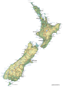Karte NZ
